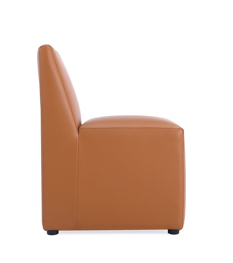 Anna Square Faux Leather Dining Chair 
