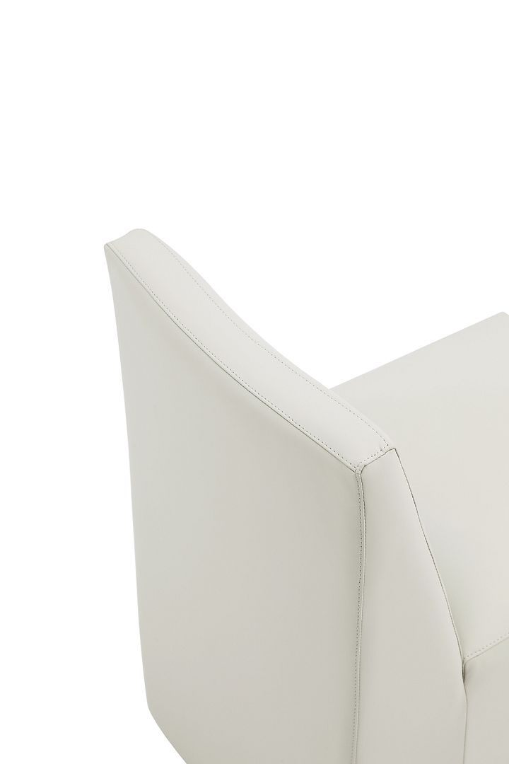 Anna Square Faux Leather Dining Chair 