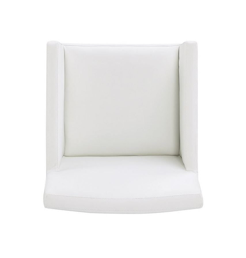 Anna Square Faux Leather Dining Armchair 