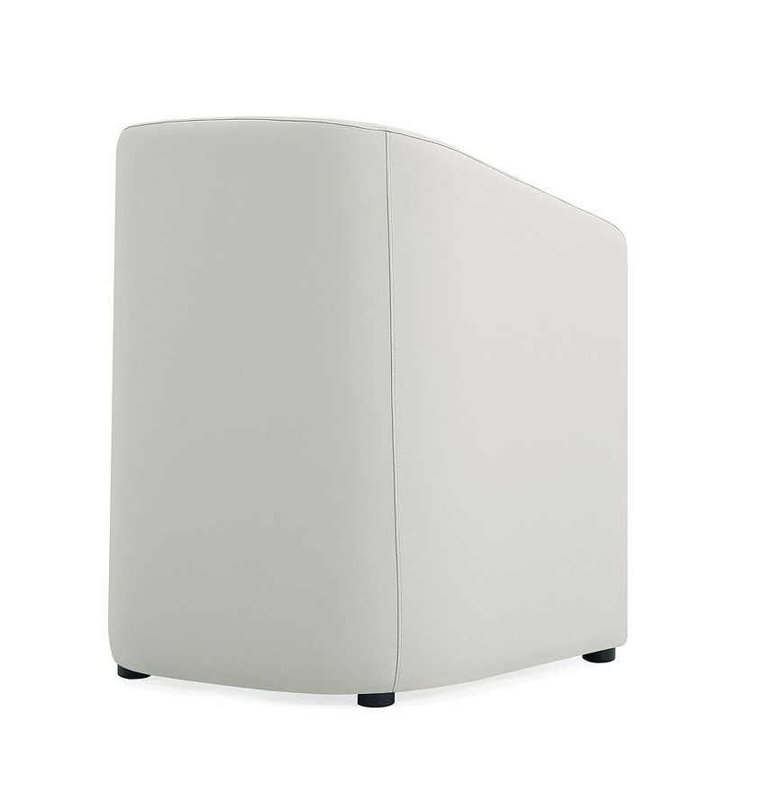 Anna Round Faux Leather Dining Armchair 