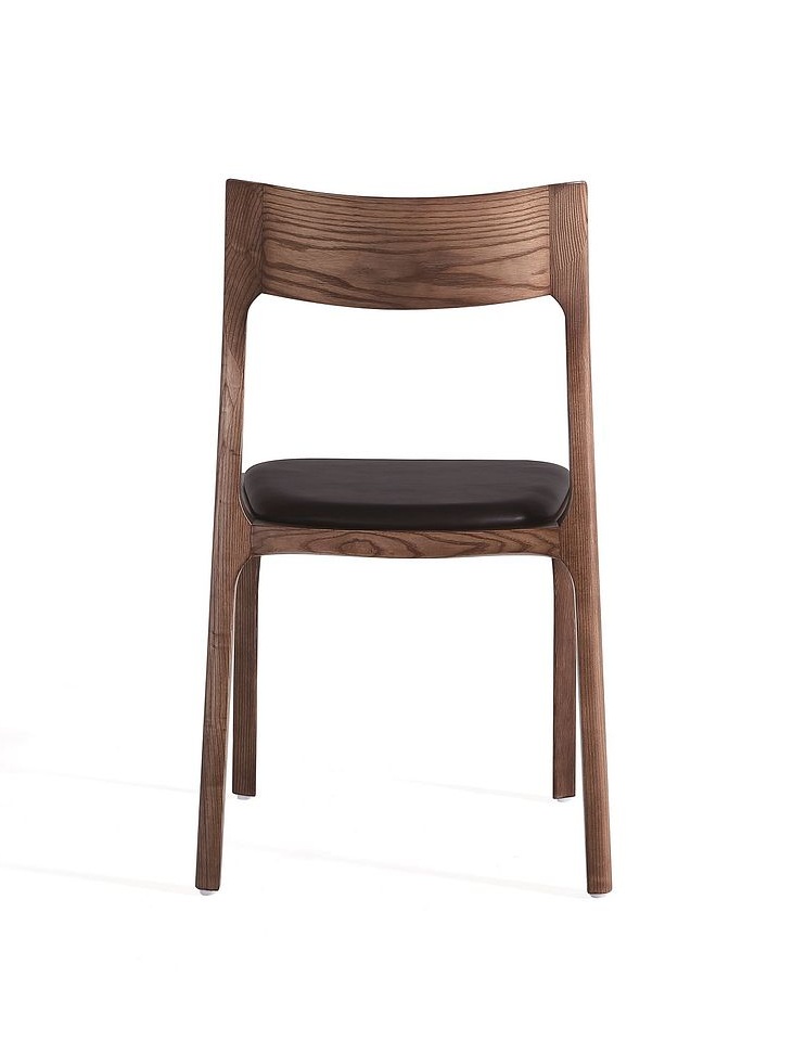 Moderno Leatherette Stackable Dining Chair, Set of 2