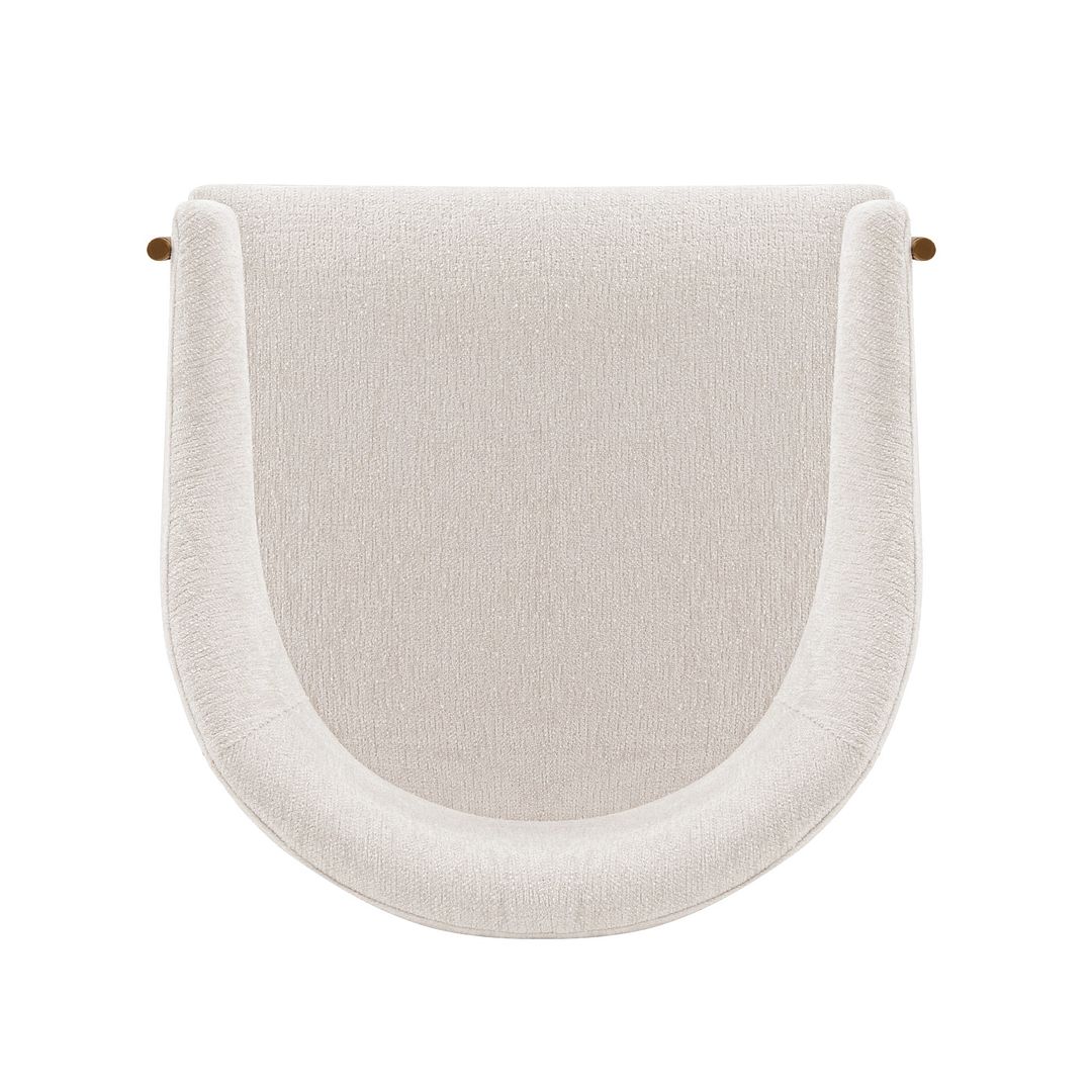 Lia Chenille Dining Armchair 
