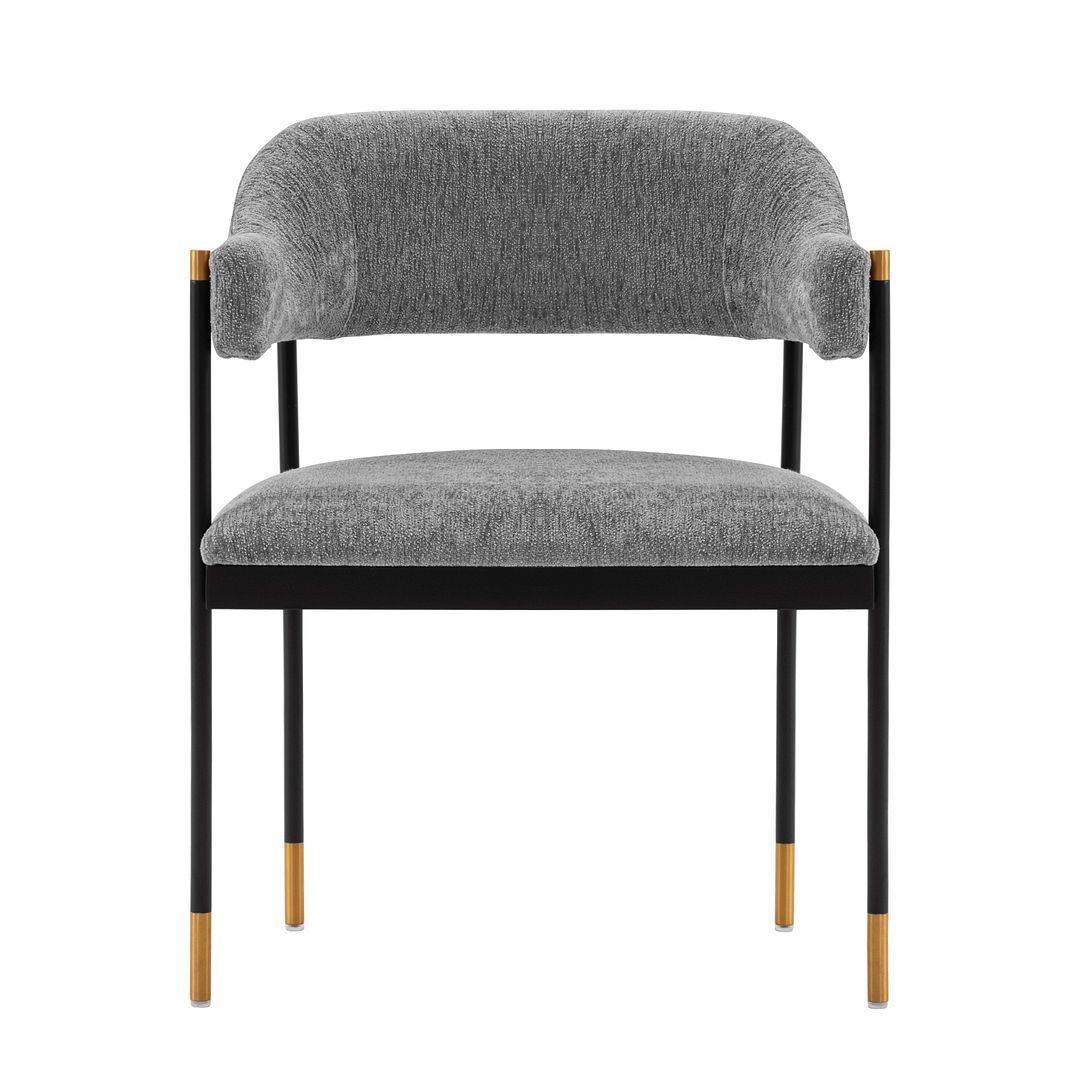 Manhattan Comfort Lia Chenille Dining Armchair