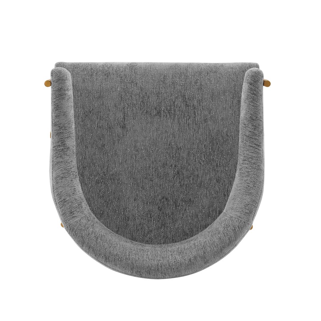 Chenille Dining Armchair