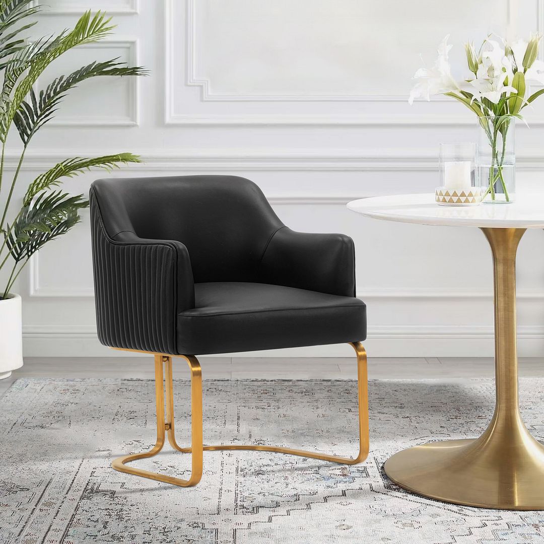 Reeva Leatherette Dining Armchair 