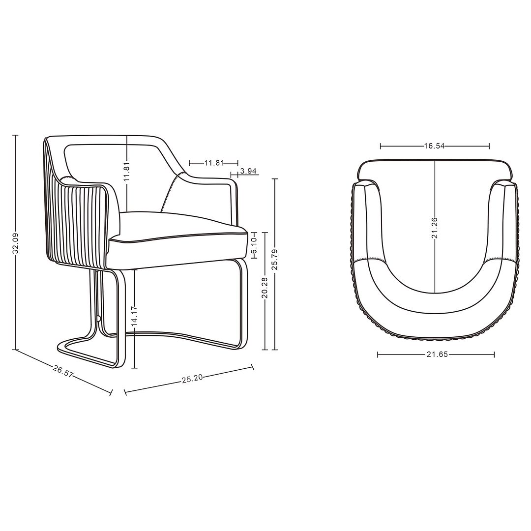 Reeva Leatherette Dining Armchair 