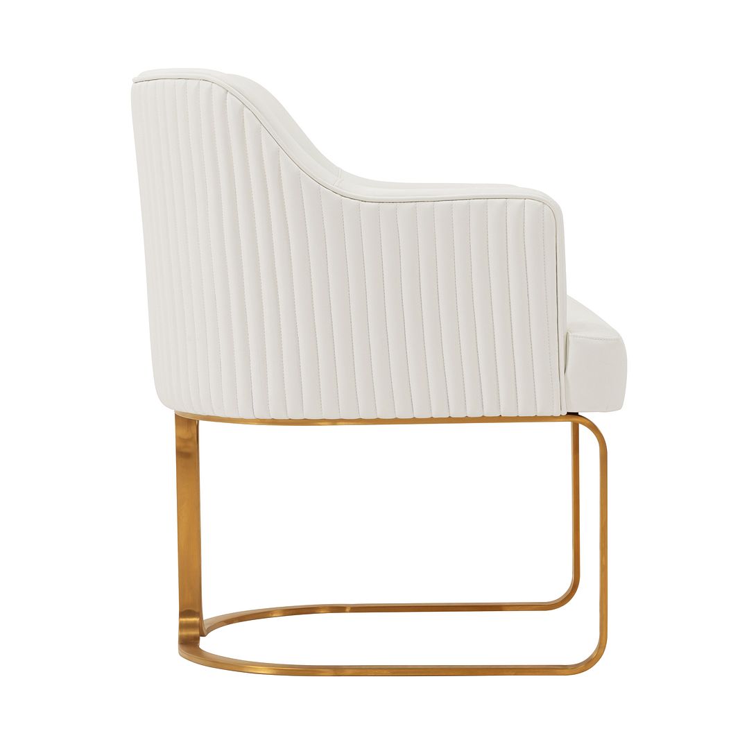 Reeva Leatherette Dining Armchair 