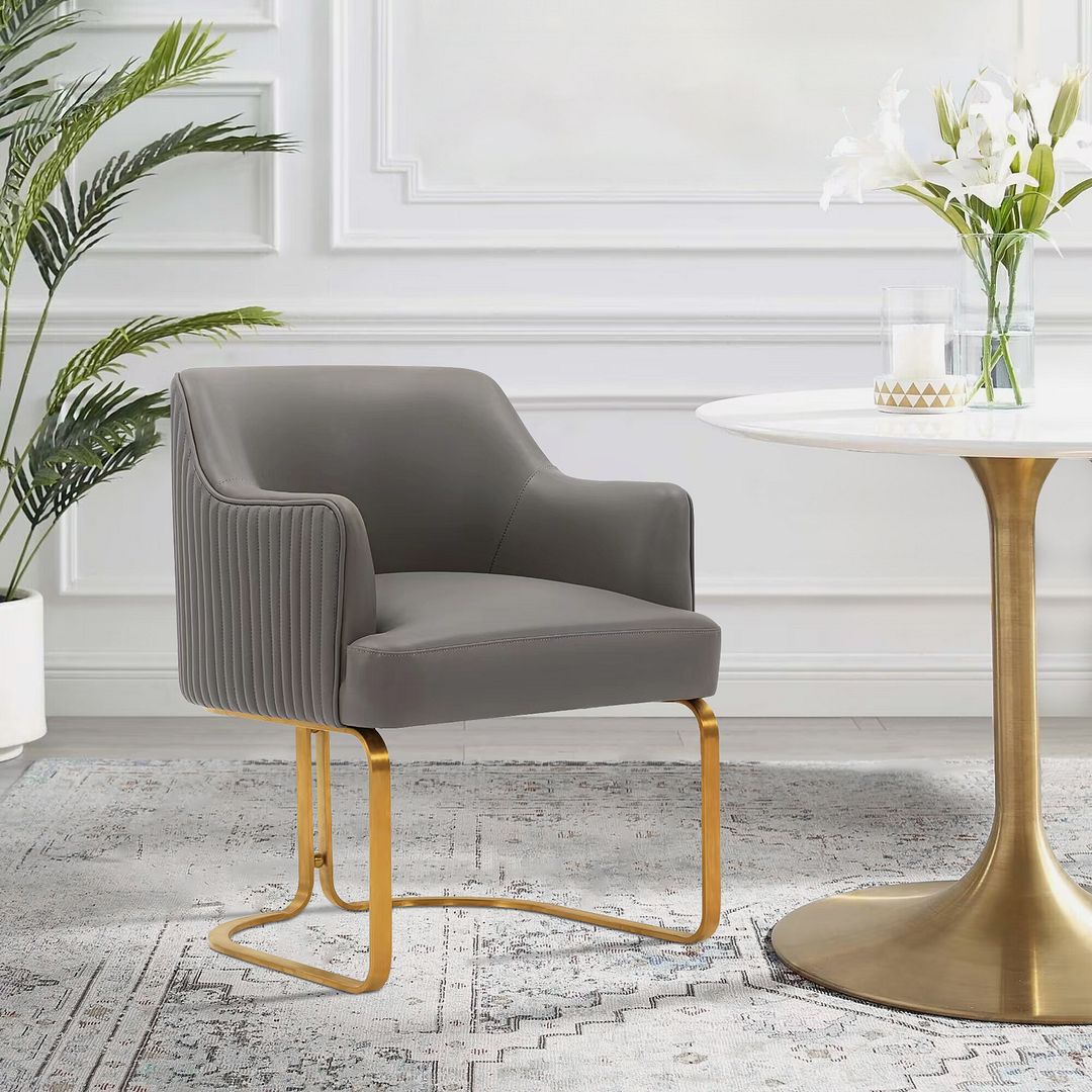 Reeva Leatherette Dining Armchair 