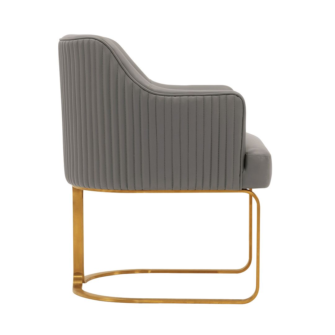 Reeva Leatherette Dining Armchair 