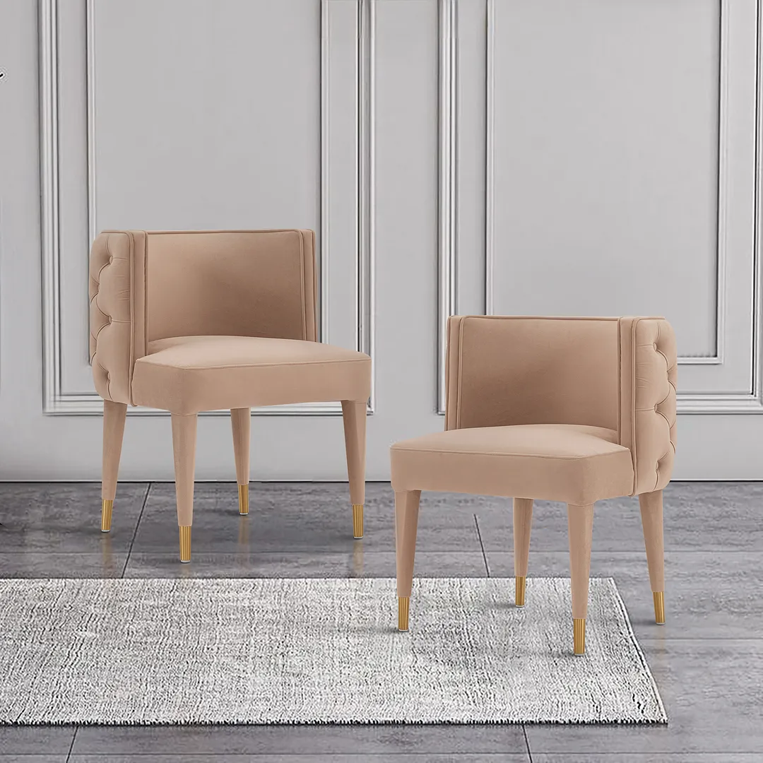 Maya Tufted Velvet Dining Chair 