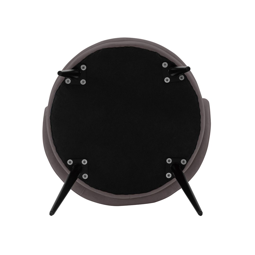 Kaya Pleated Velvet Dining Chair 