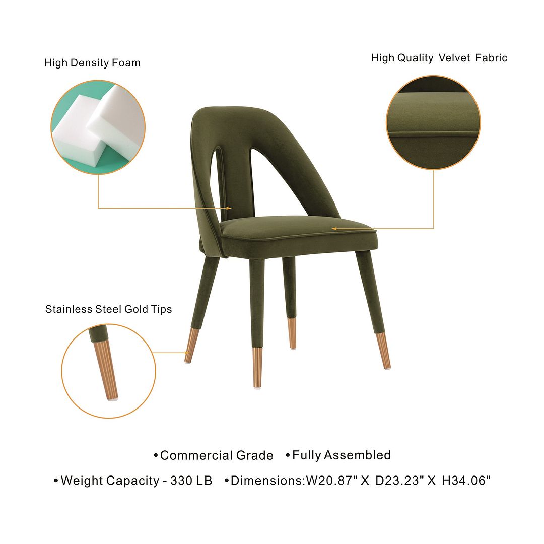 Neda Velvet  Dining Chair 