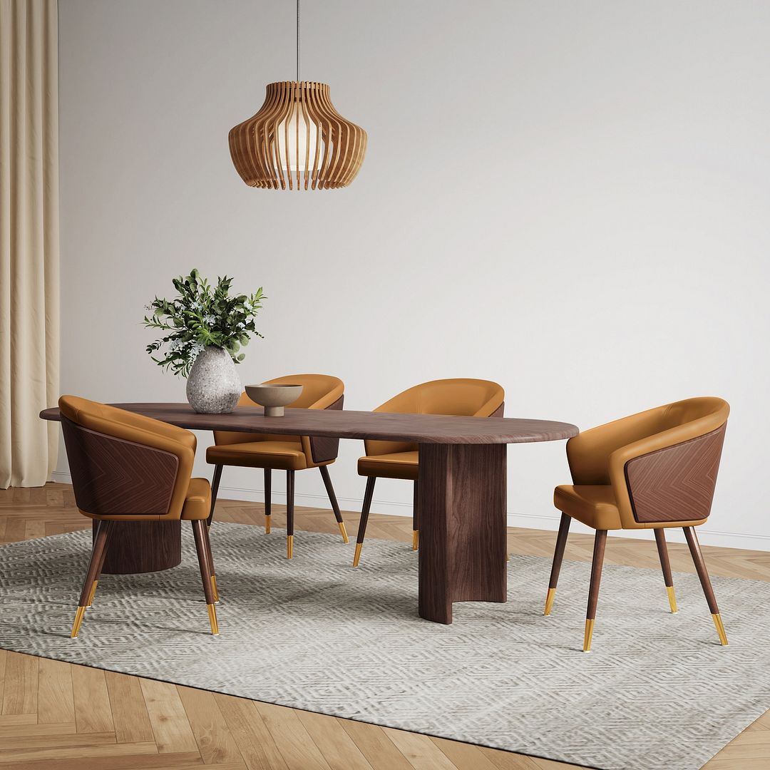 Reeva Leatherette Dining Chair