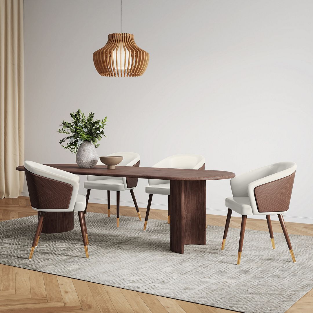 Reeva Leatherette Dining Chair