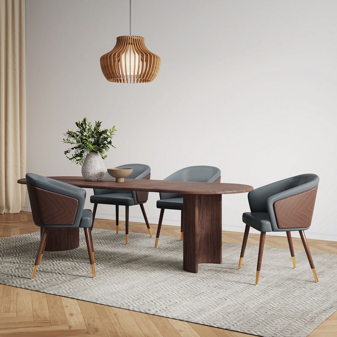Reeva Leatherette Dining Chair