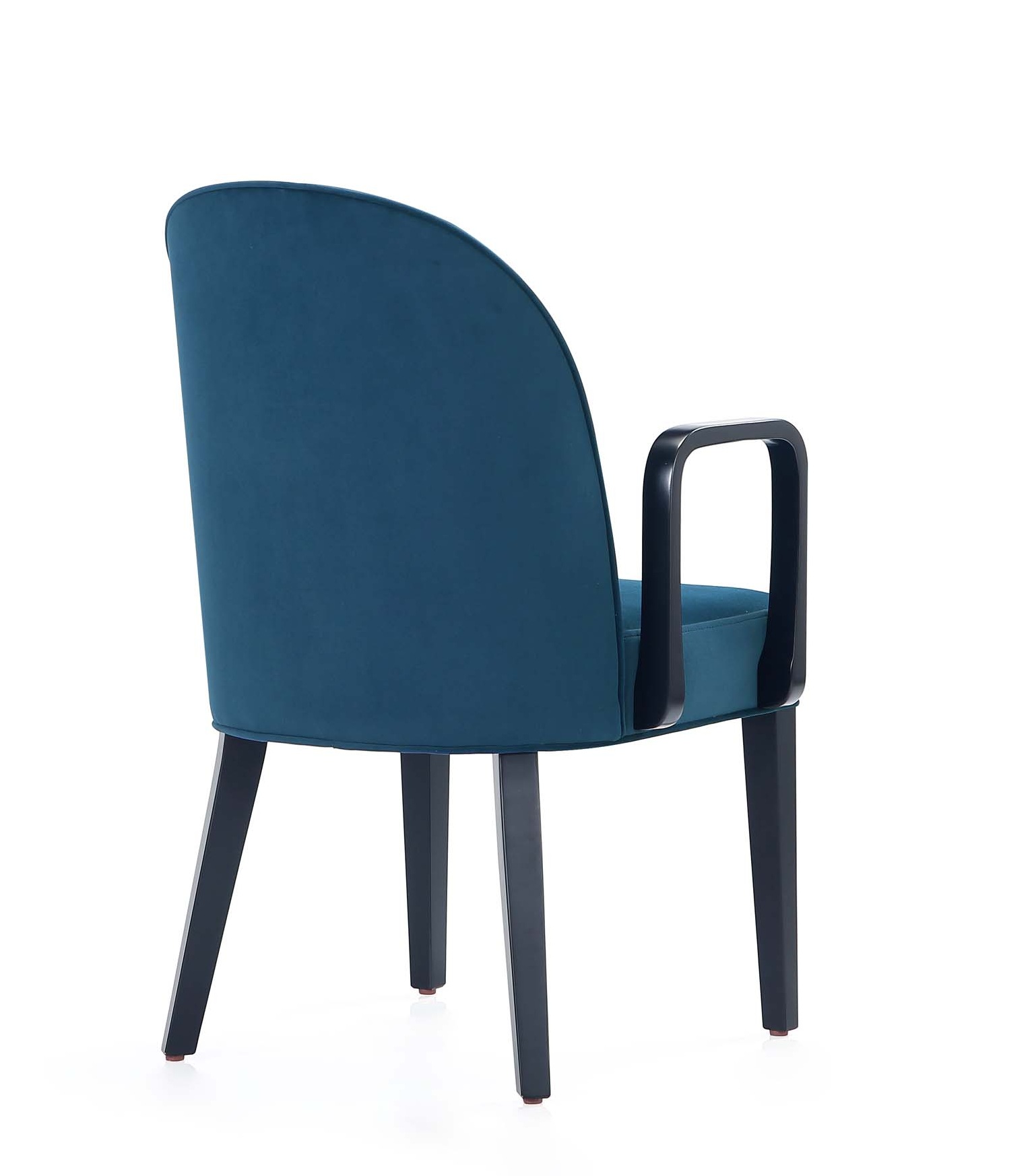 Hillman Velvet Upholstered Dining Arm Chair 