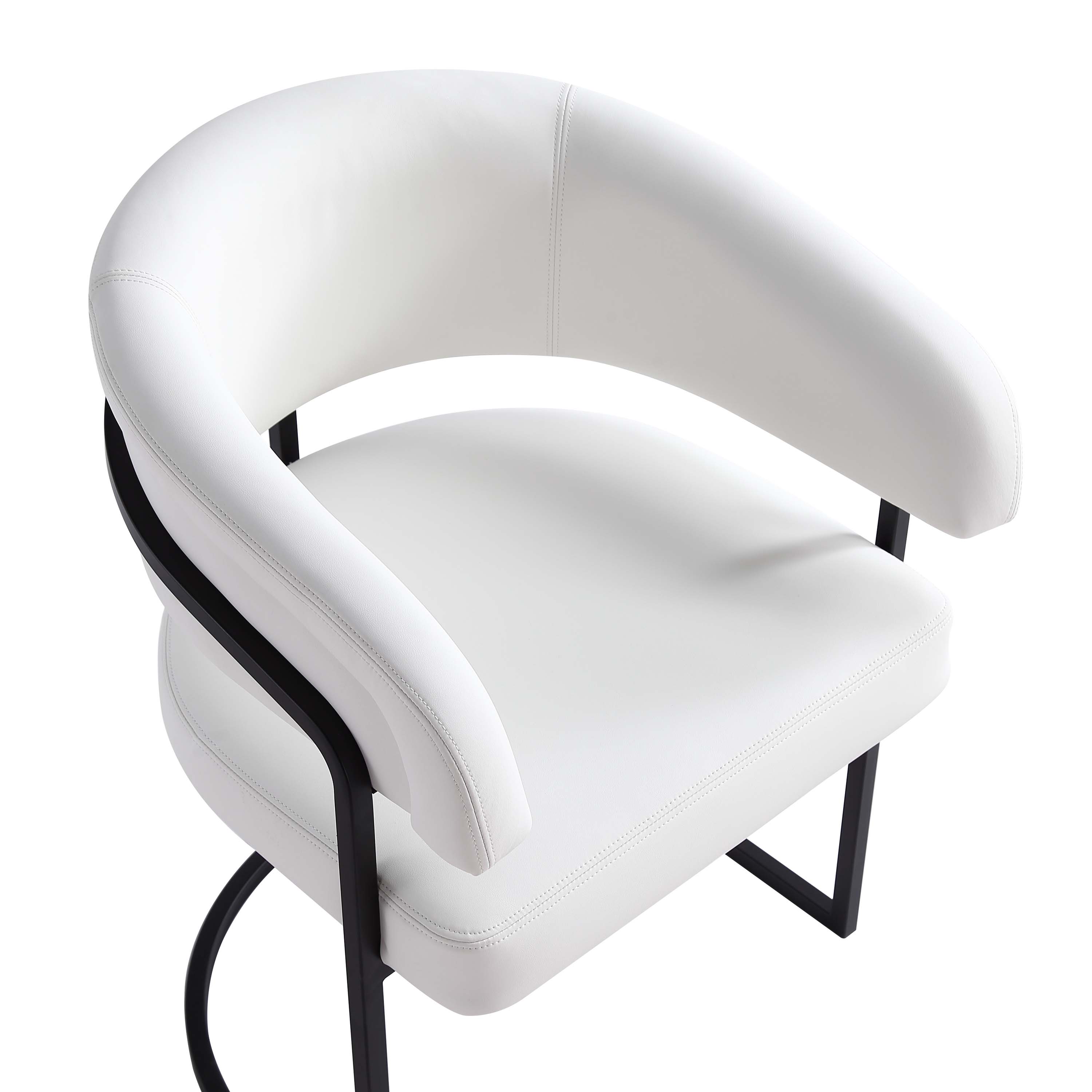 Augusta Leatherette Upholstered Dining Chair 