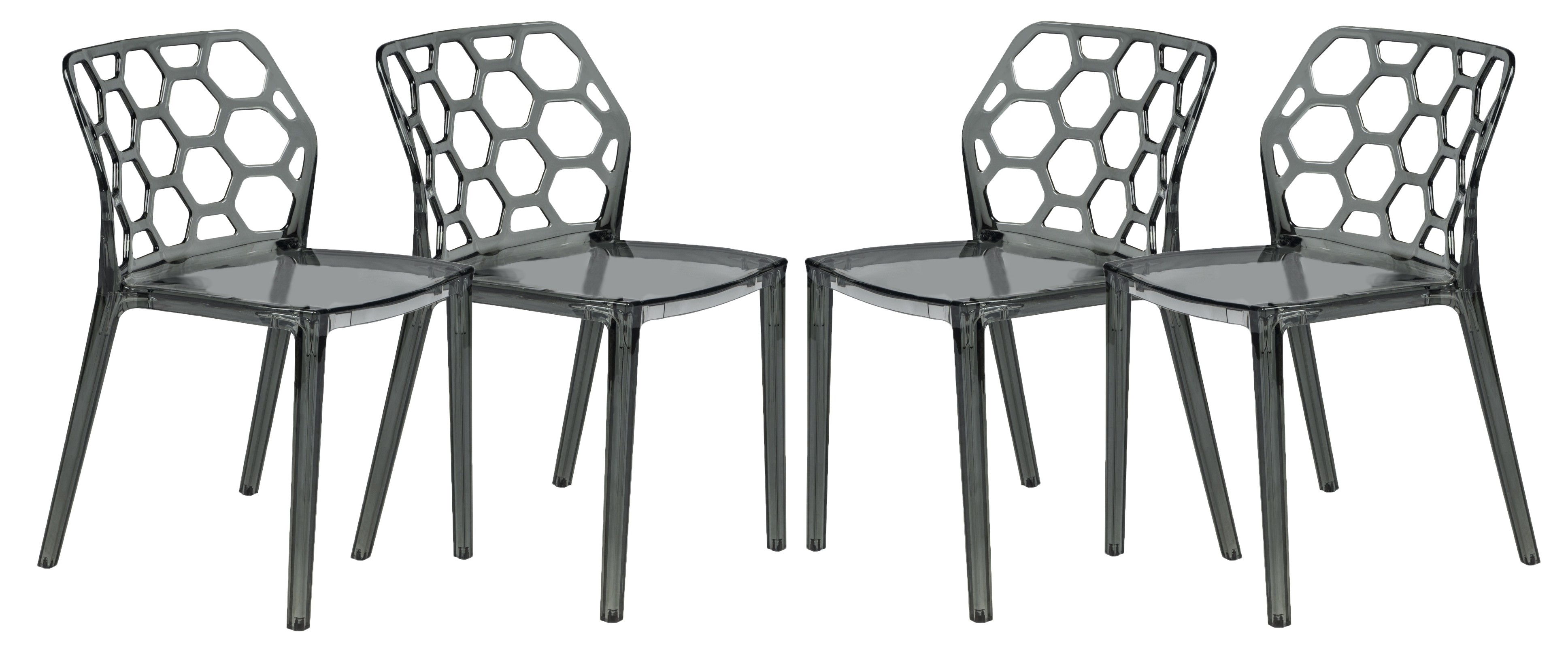 Dynamic Plastic Dining Chair (Set of 4)