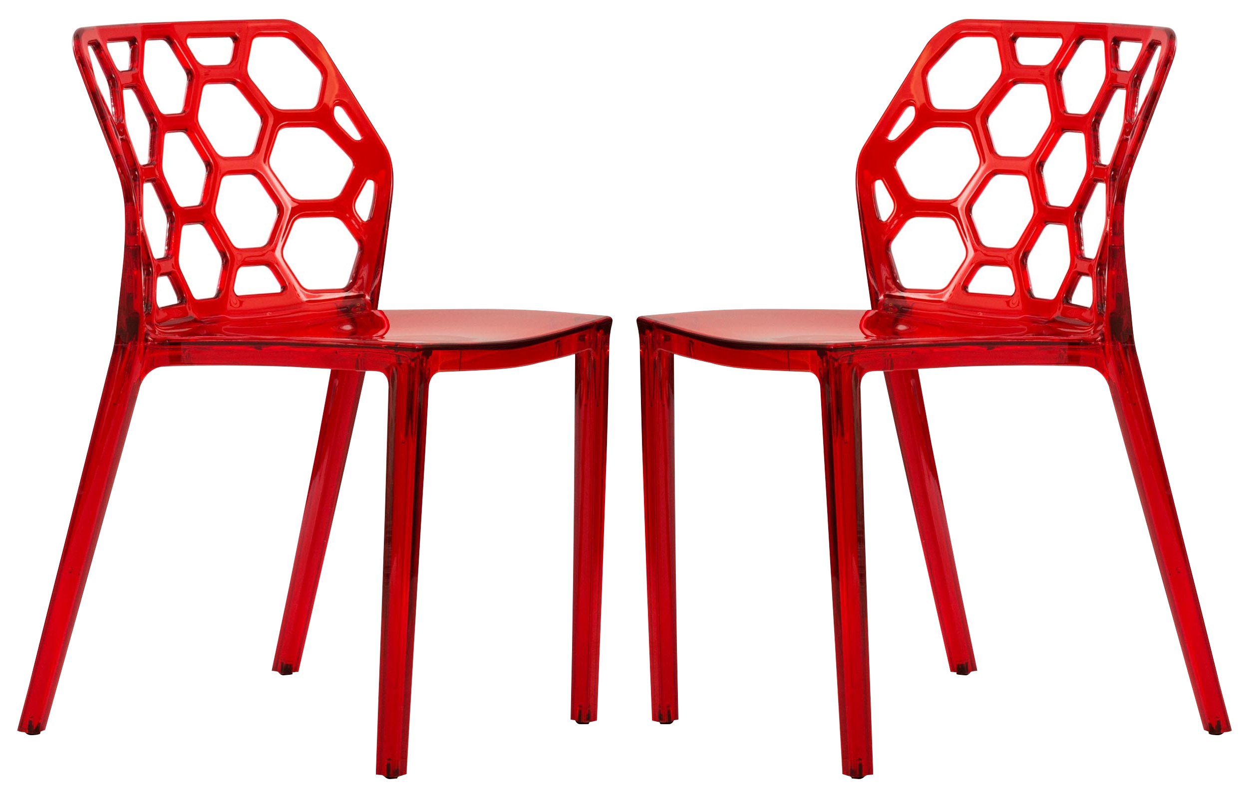 Dynamic Plastic Dining Chair (Set of 2)