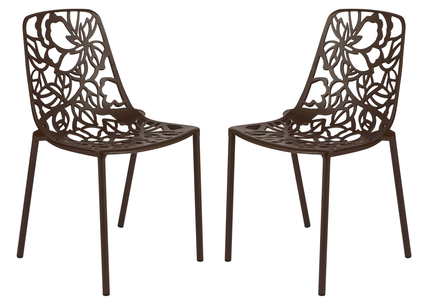 Devon Outdoor Aluminum Dining Chair (Set of 2)