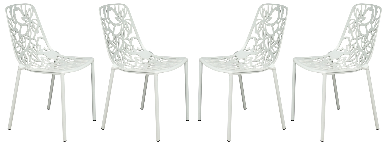 Devon Outdoor Aluminum Dining Chair (Set of 4)