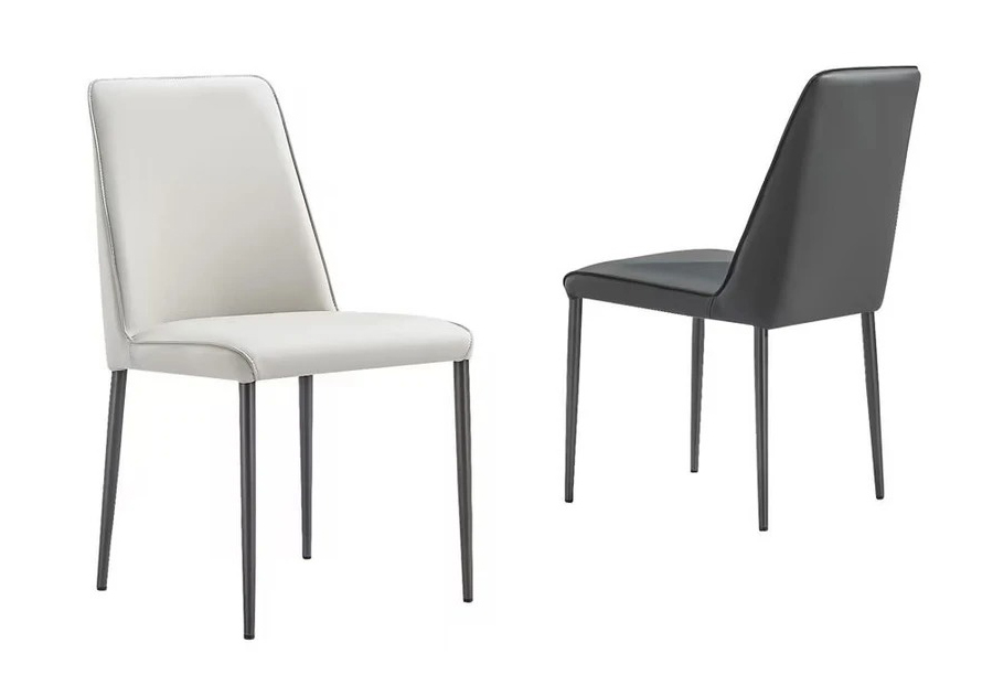 907 PU/Metal Dining Chair