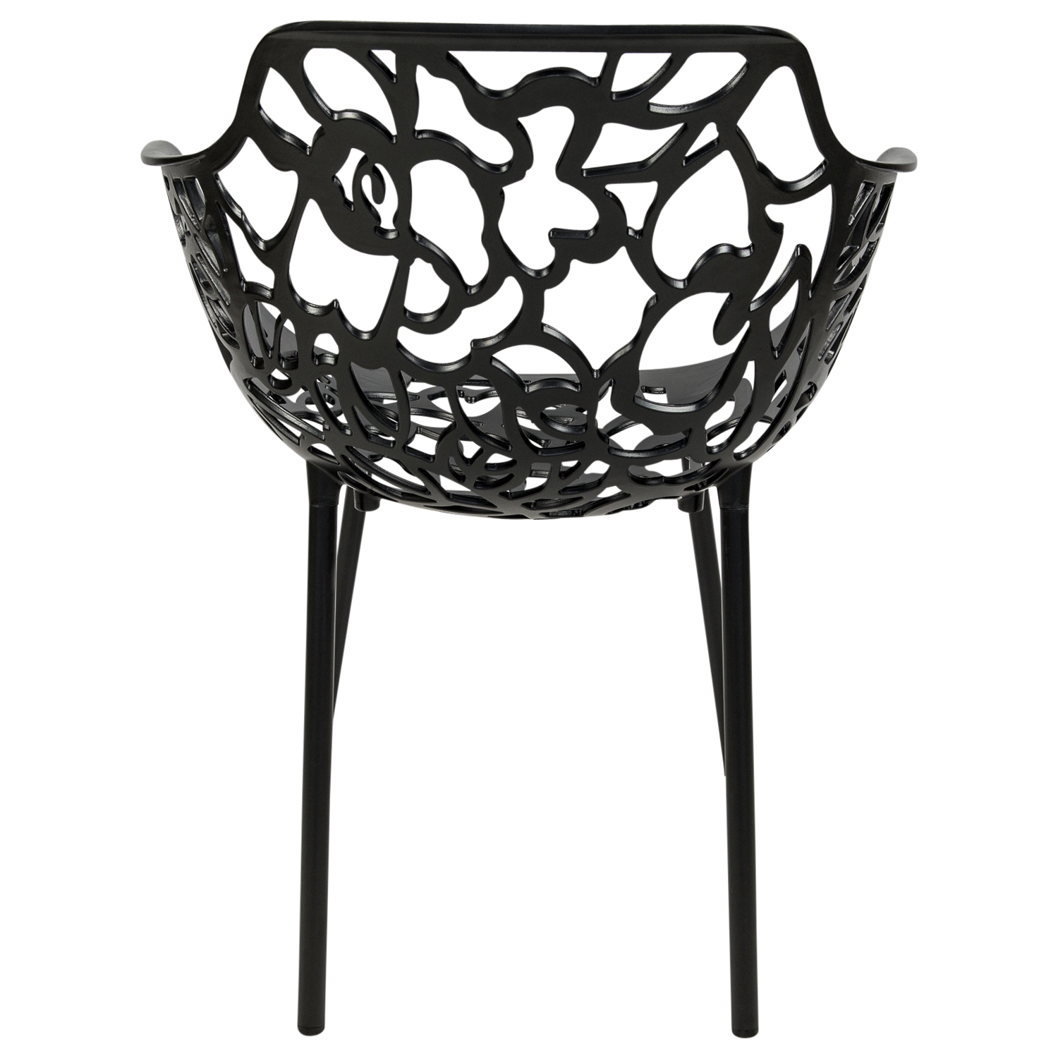 Devon Outdoor Aluminum Dining Arm Chair (Set of 2)