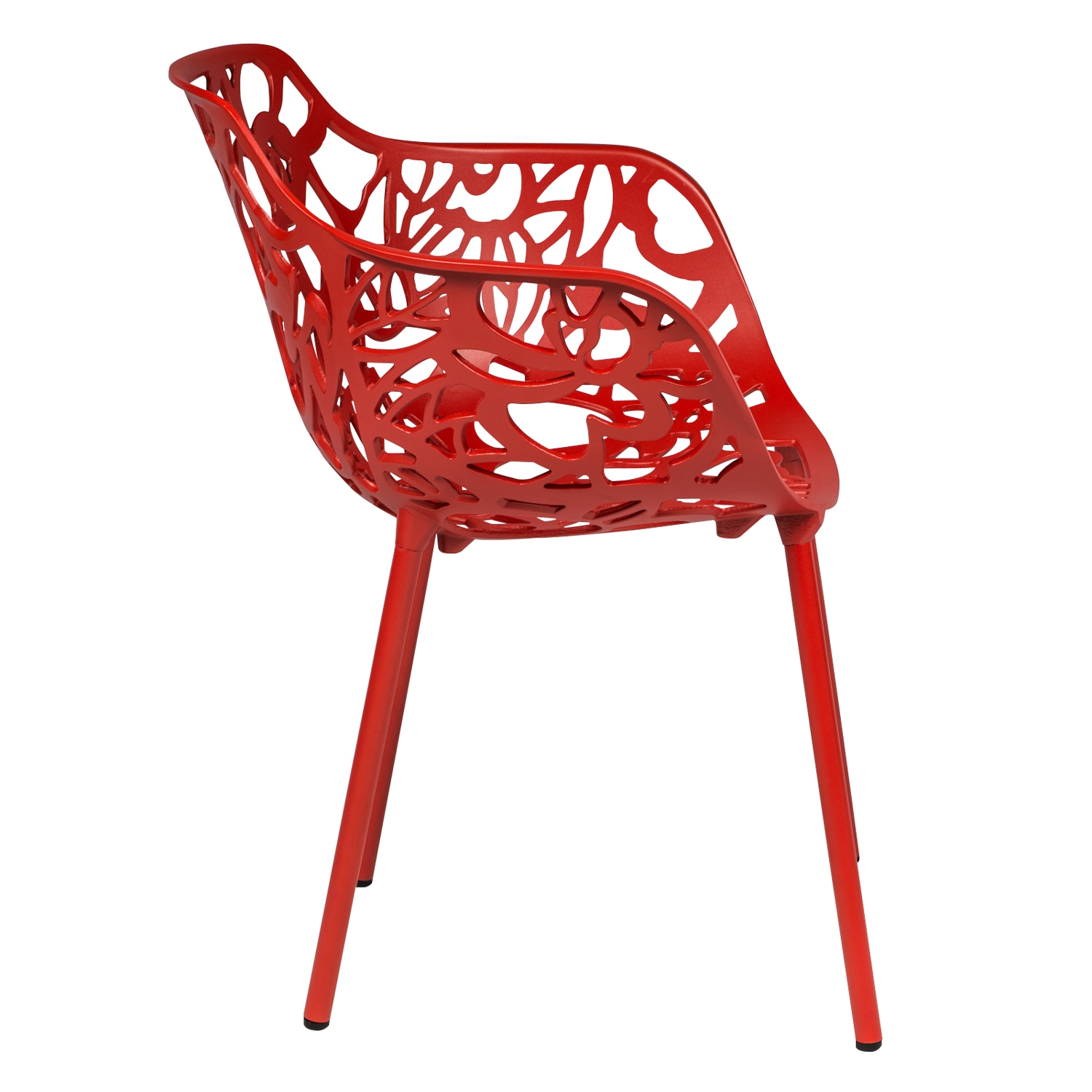 Devon Outdoor Aluminum Dining Arm Chair (Set of 4)