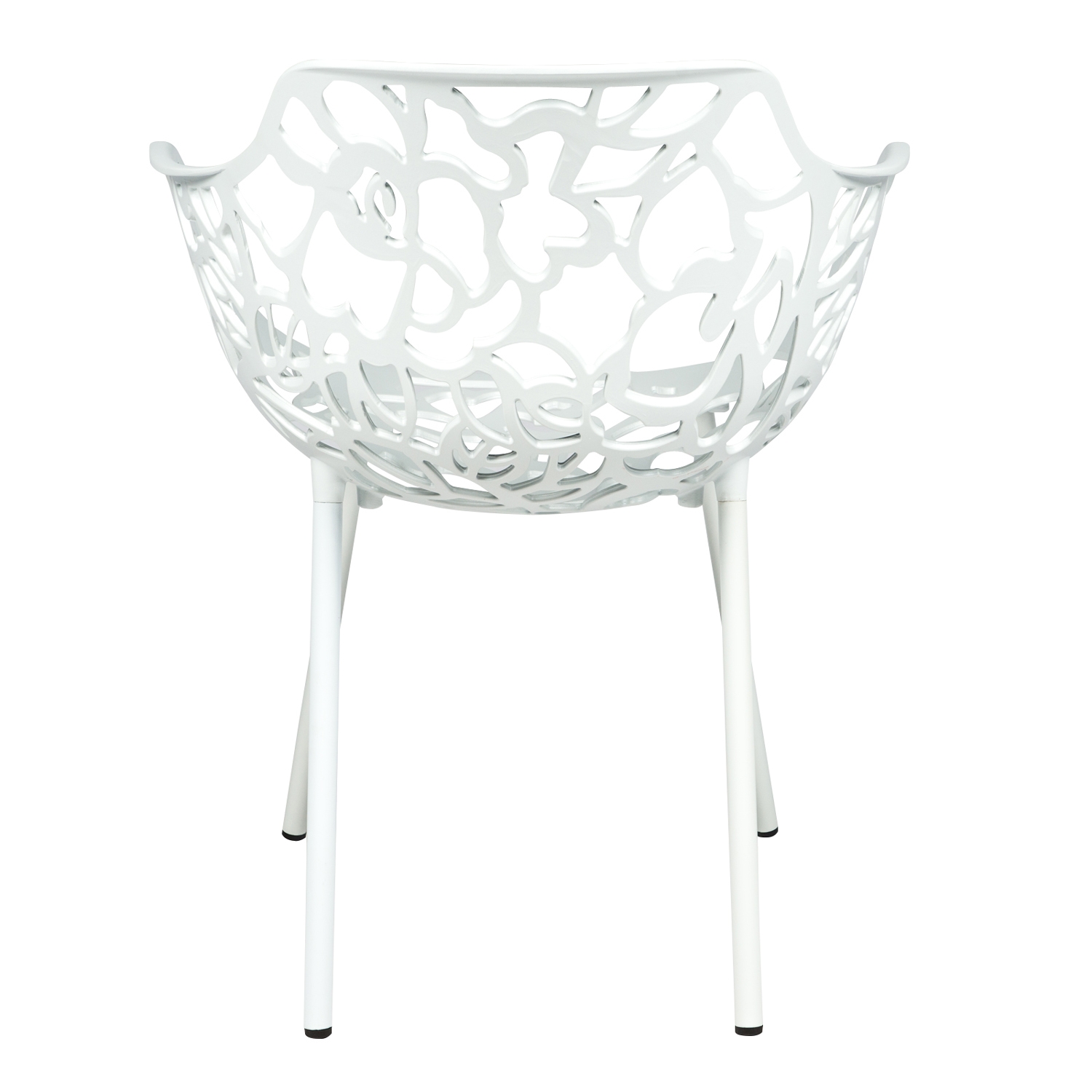Devon Outdoor Aluminum Dining Arm Chair (Set of 2)