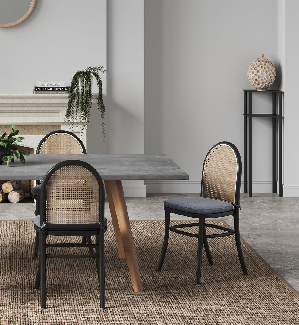 Paragon Dining Chair 1.0 w/Grey Cushions