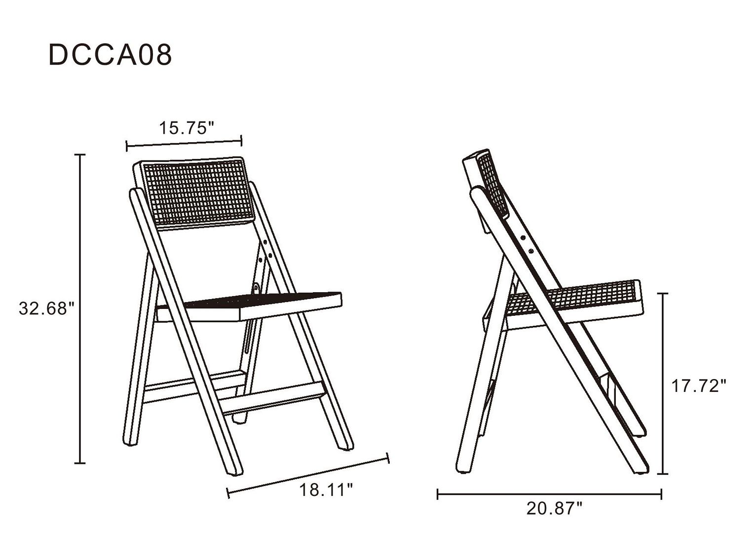 Pullman Folding Dining Chair