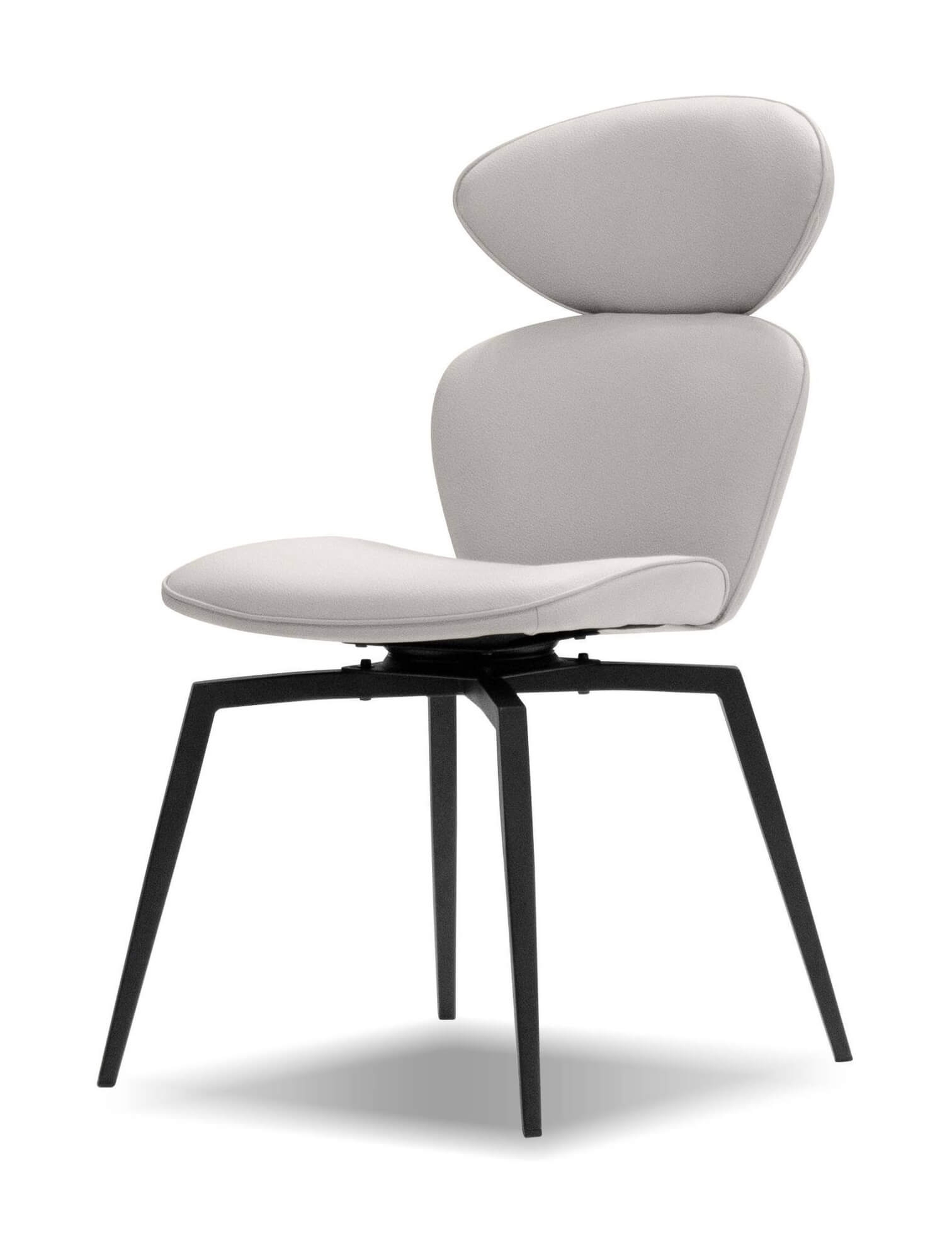 Antler Leatherette Swivel Dining Chair