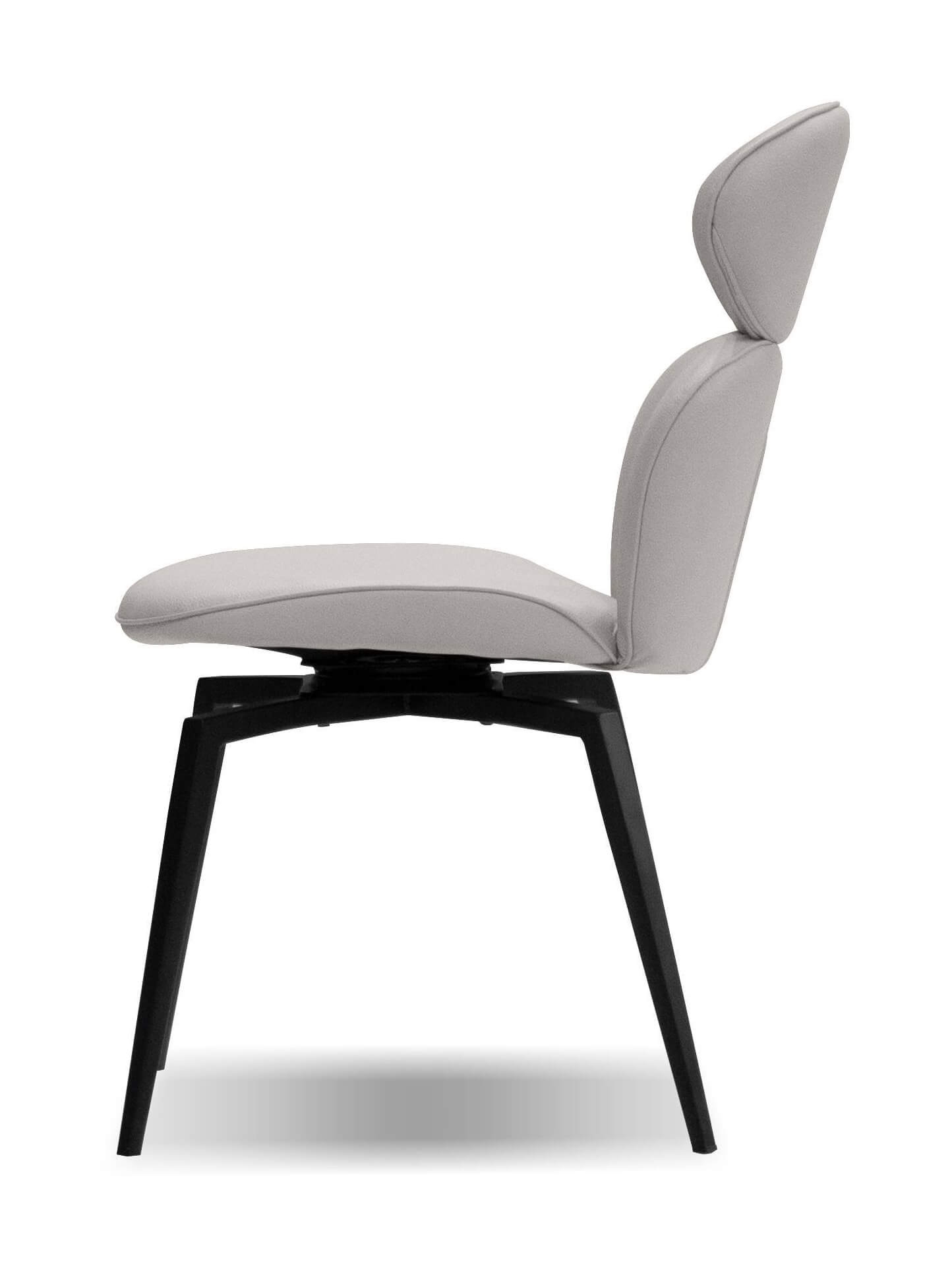 Antler Leatherette Swivel Dining Chair