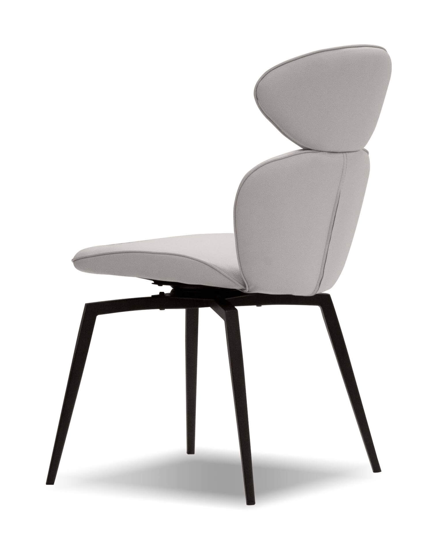 Antler Leatherette Swivel Dining Chair