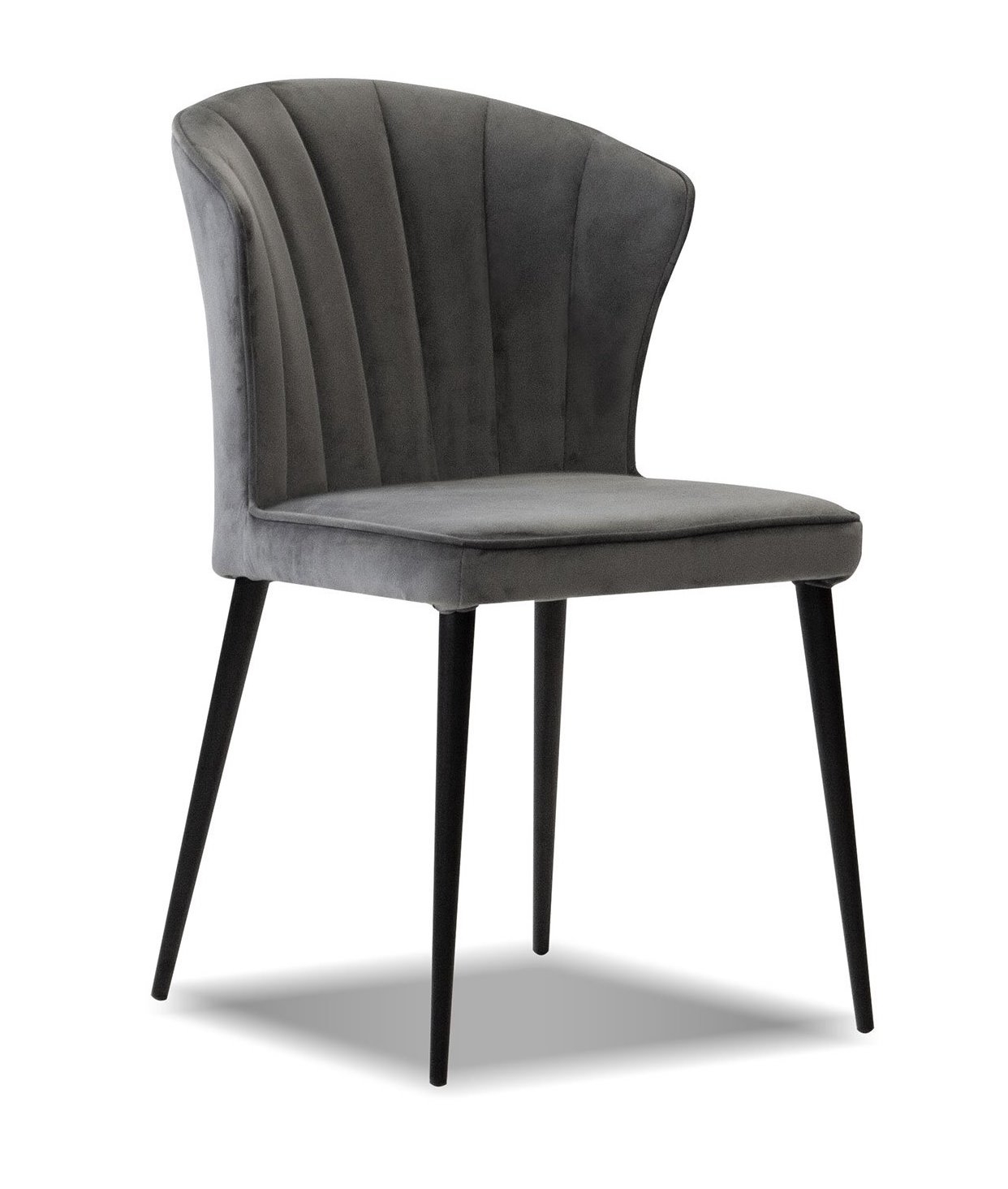 Ariel Velvet/Leather Dining Chair