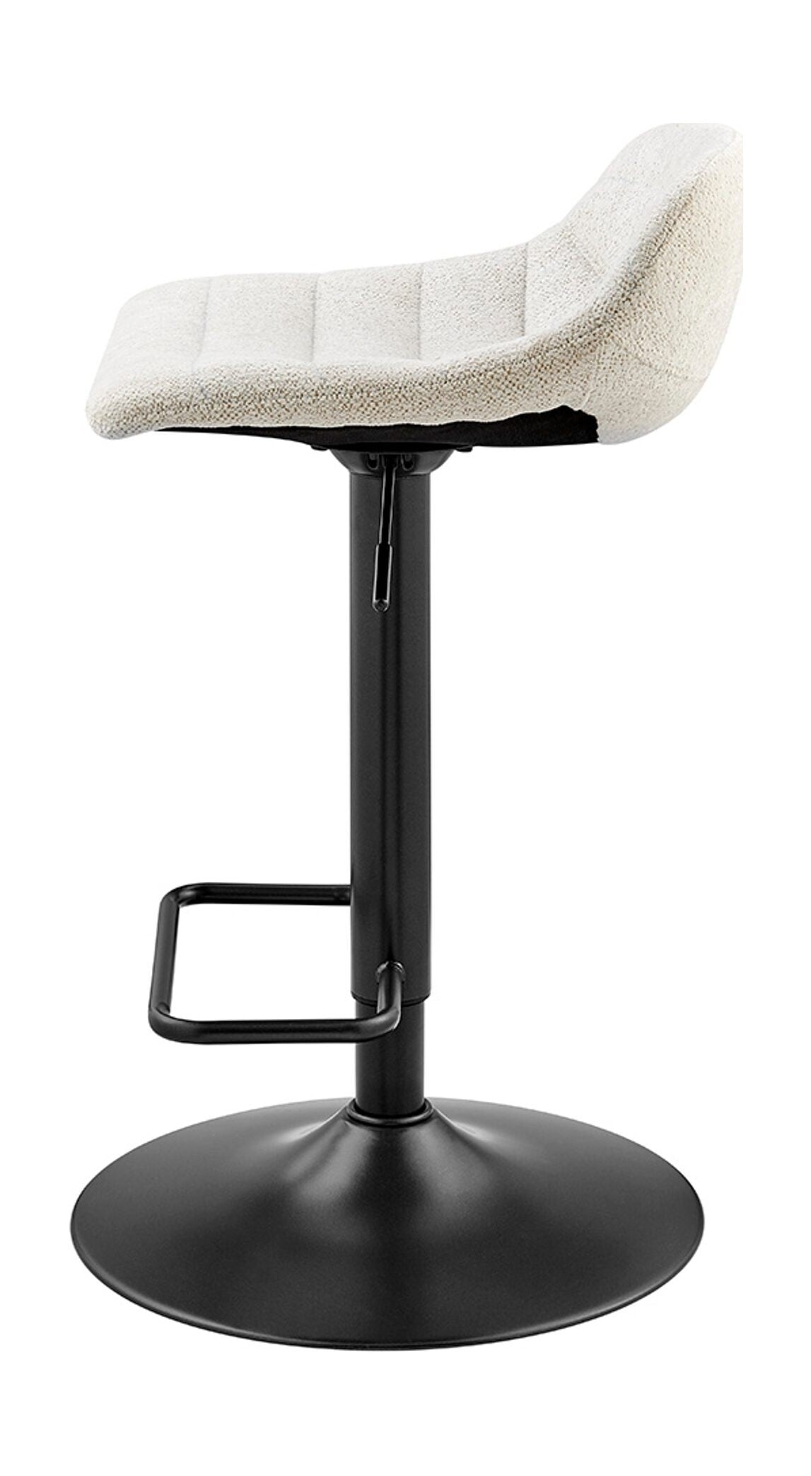 Koa Boucle Gaslift Polyester Bar Stool