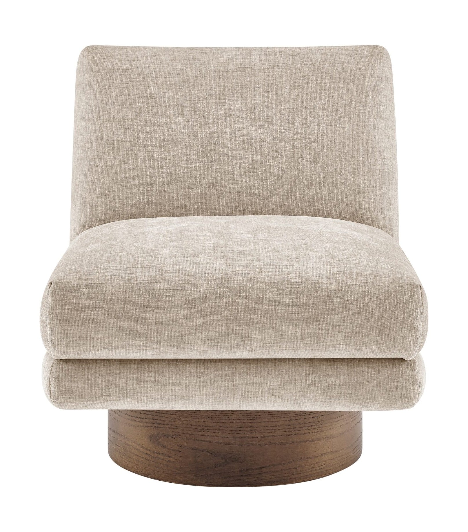 Zenda Chenille Swivel Accent Chair