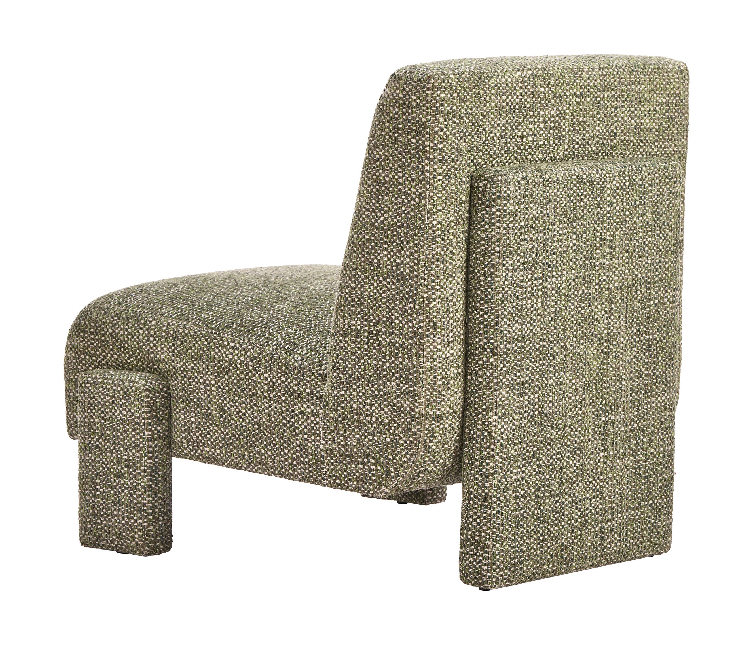 Orleen Checker Polyester Accent Chair