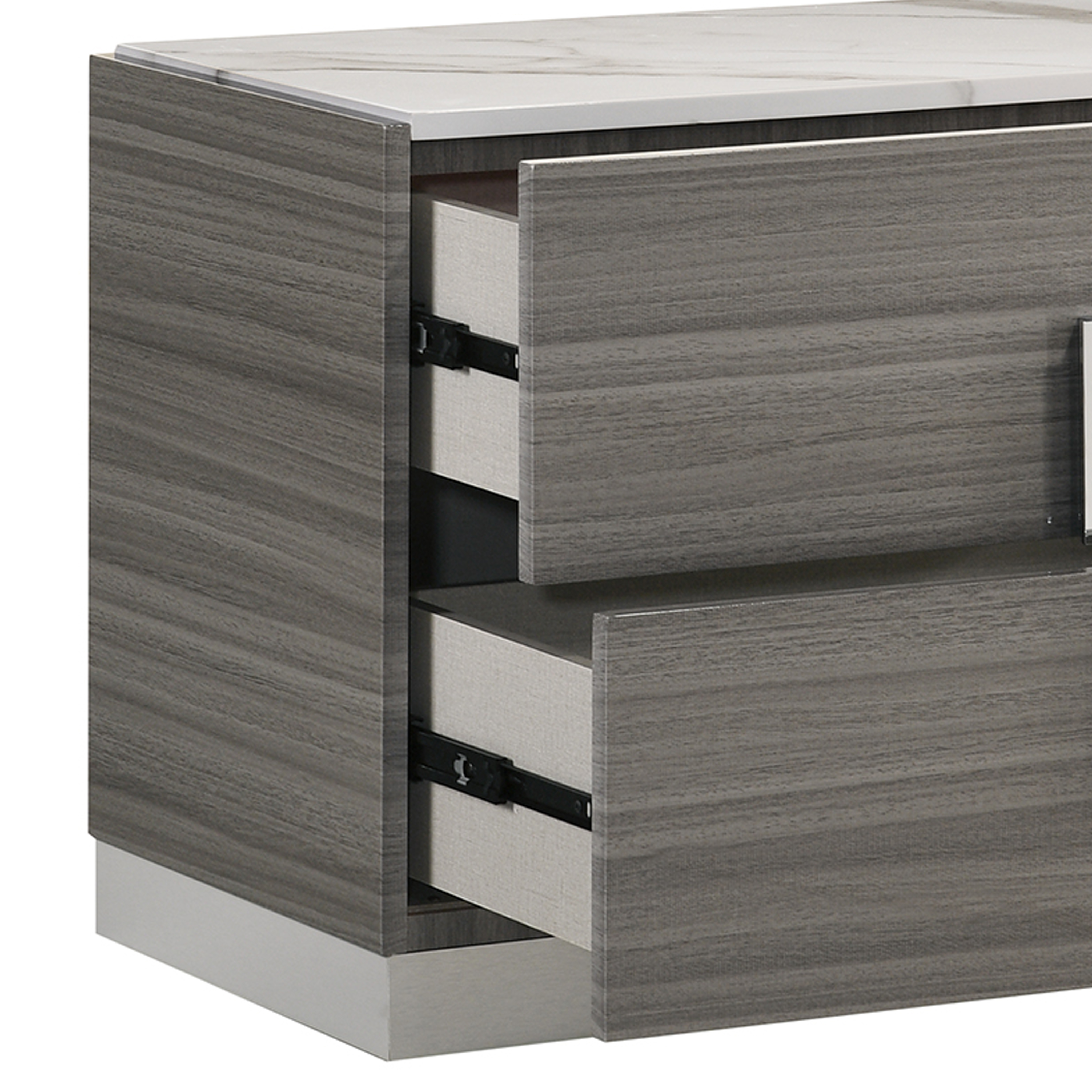 Altima 2-Drawer Wood Veneer Nightstand
