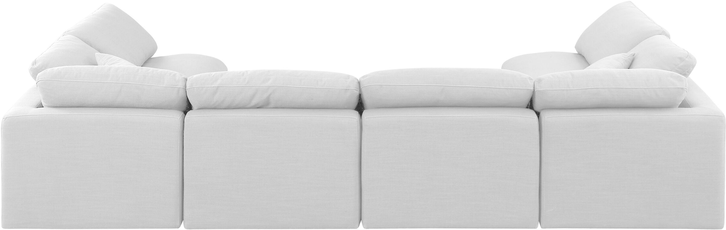 Indulge 140-inch Linen 6-Piece Modular U-Shape Sectional, Composition 2