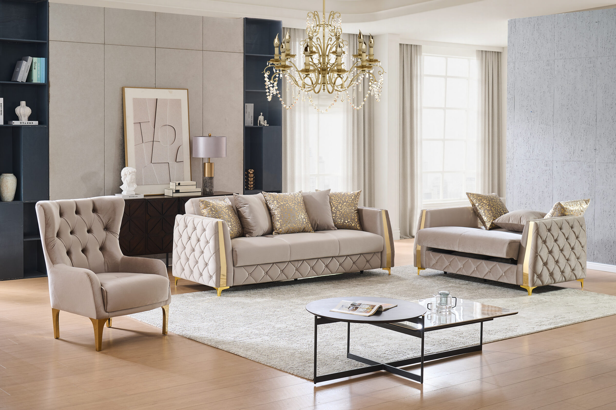 Lippa Polyester Sofabed