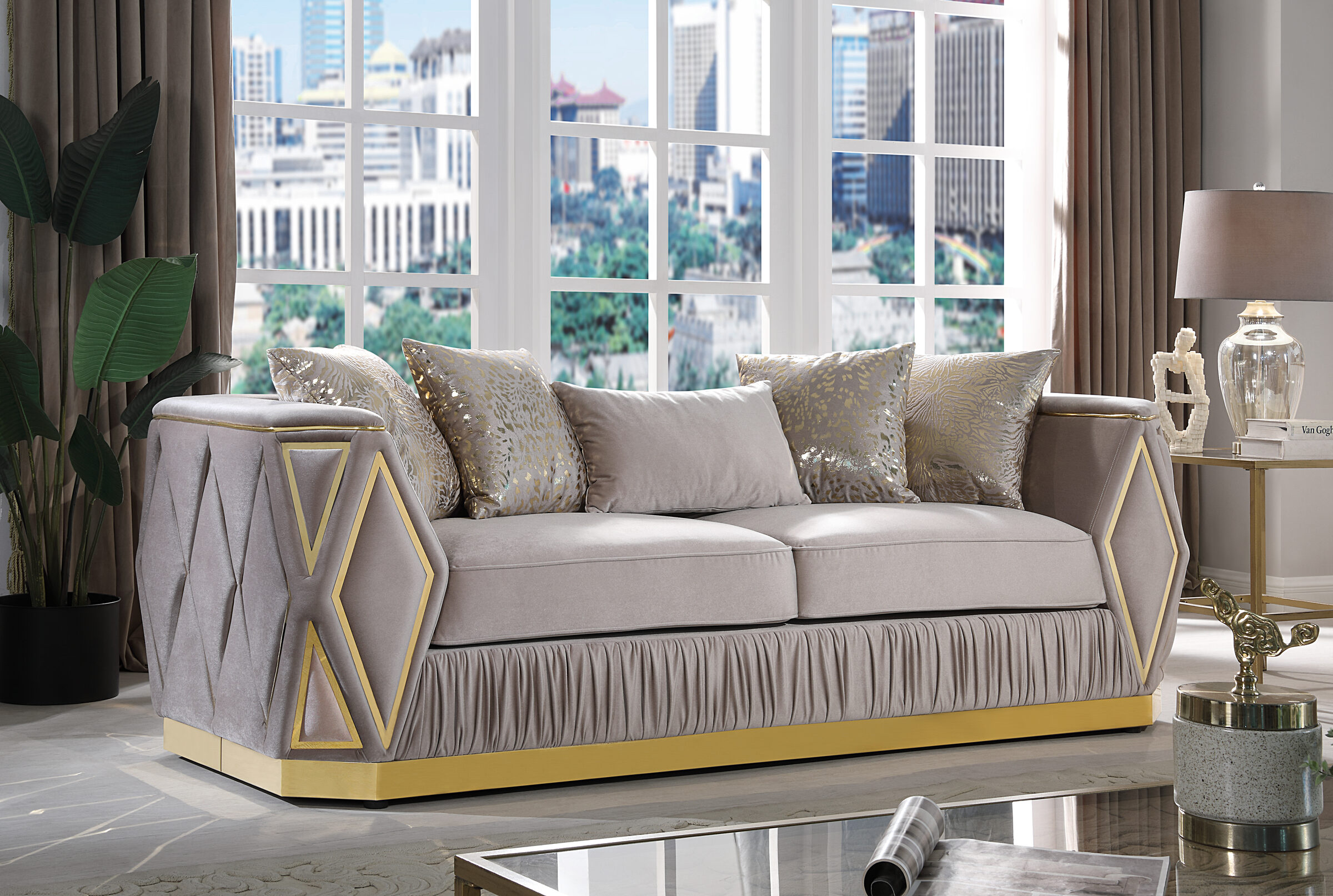 Cavalli Velvet Sofa