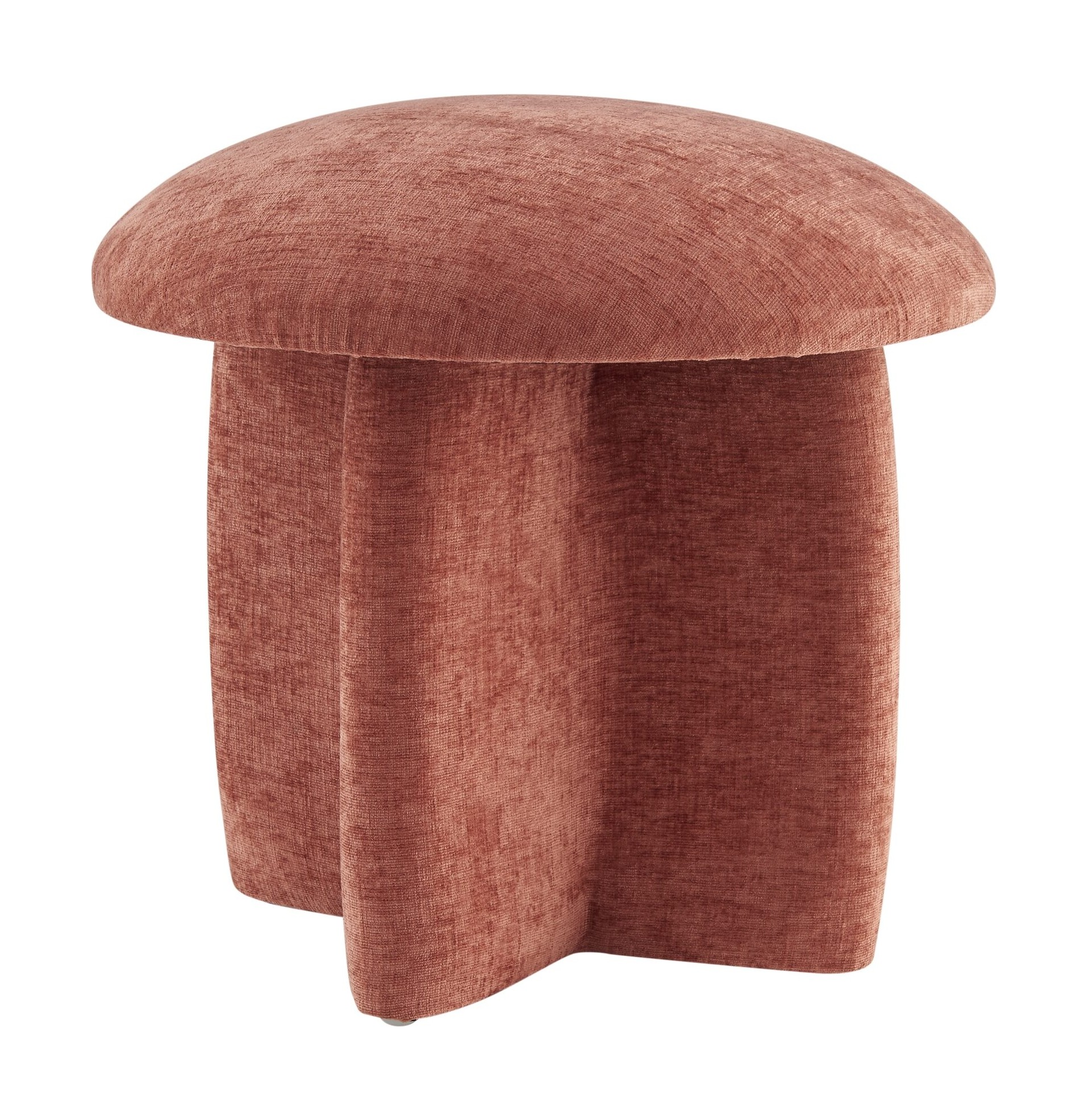 Cielo Chenille Ottoman