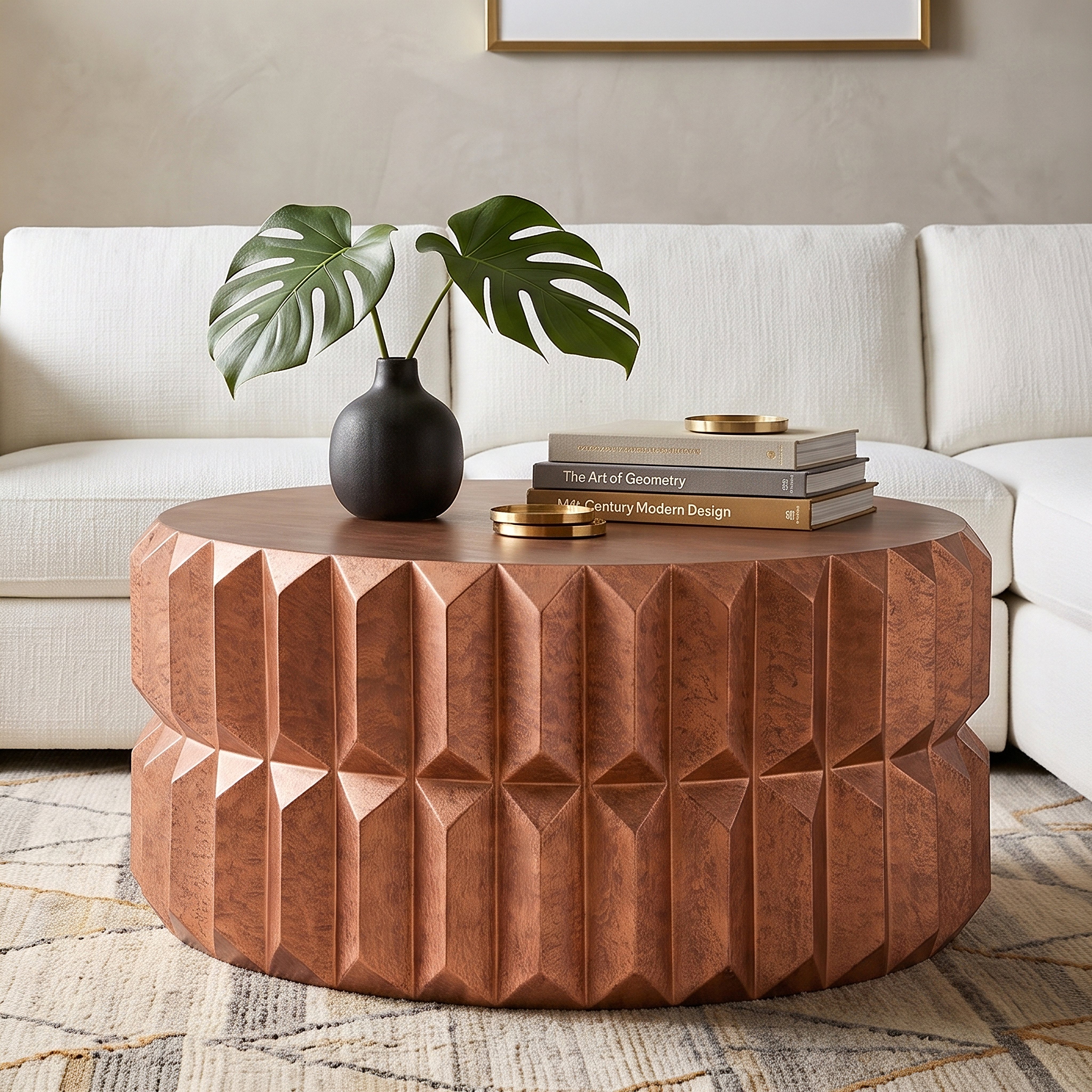 321 Round Metal Coffee Table