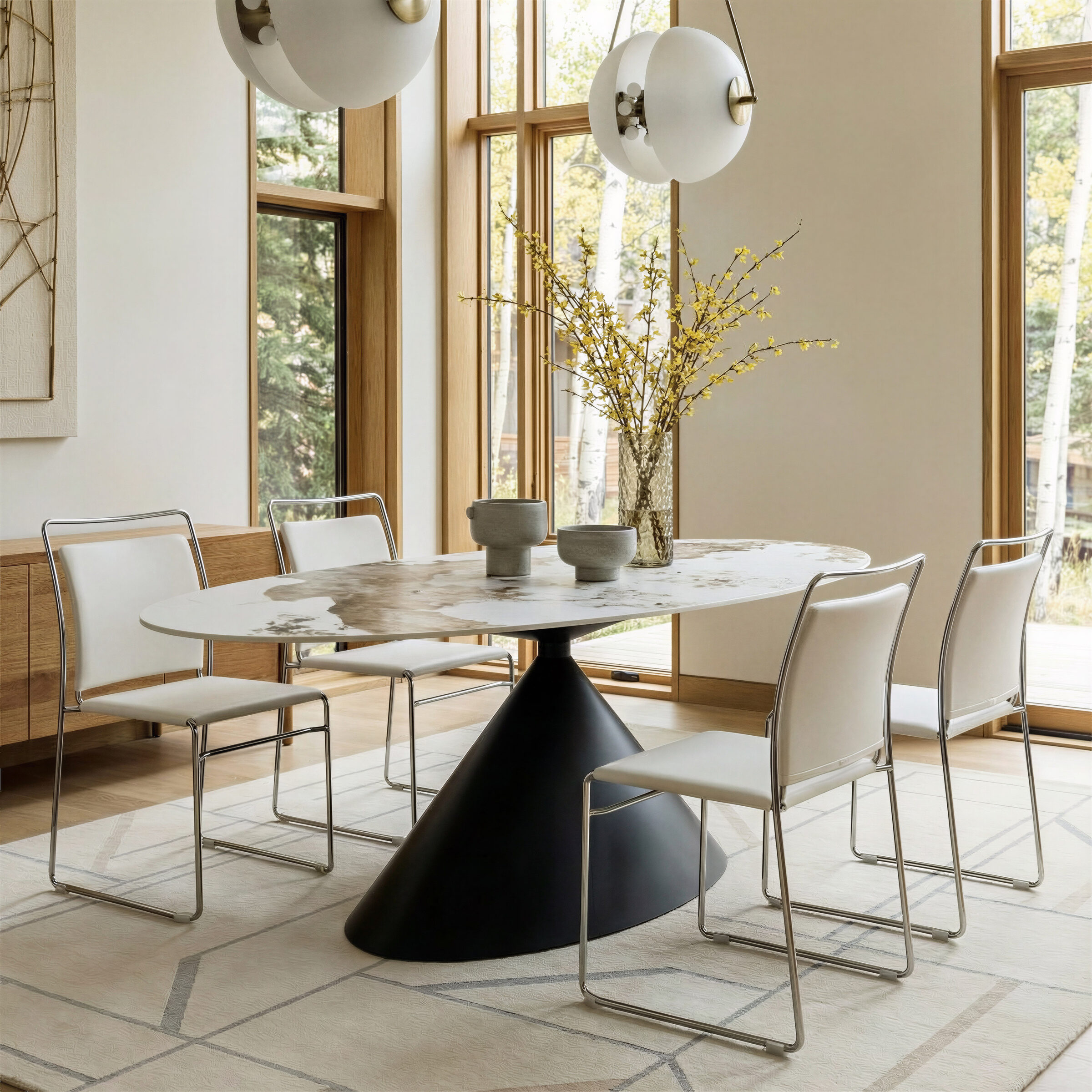 Verbena Faux Leather Dining Chair