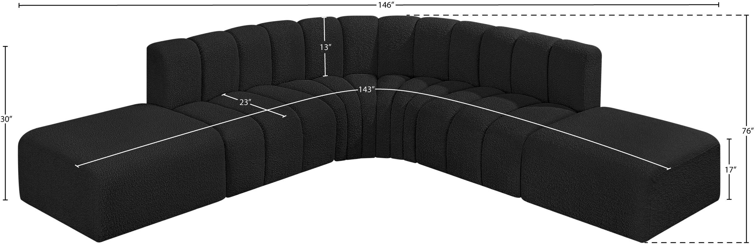 Arc Boucle Sectional