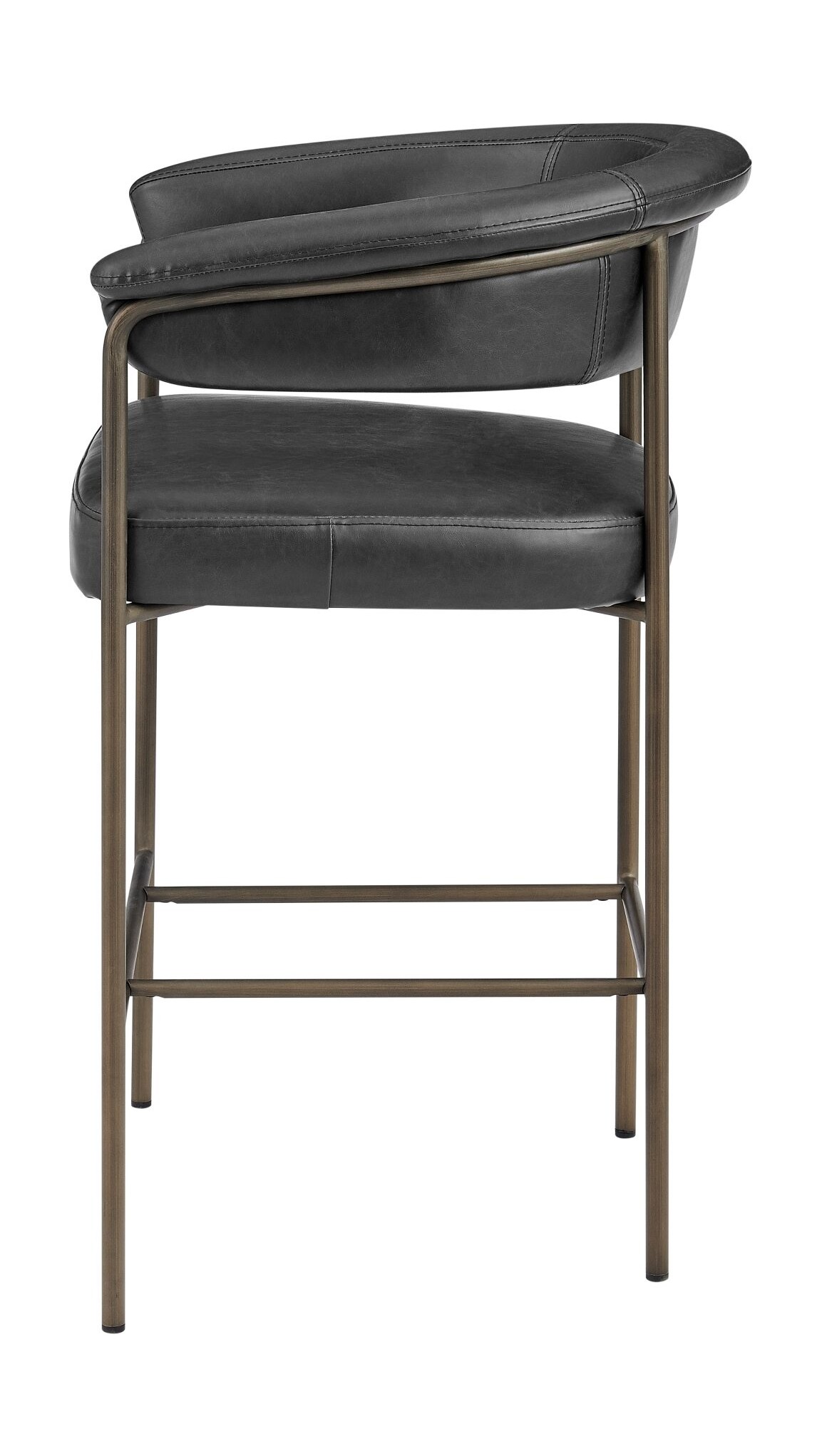 Kaiden Faux Leather Counter Stool