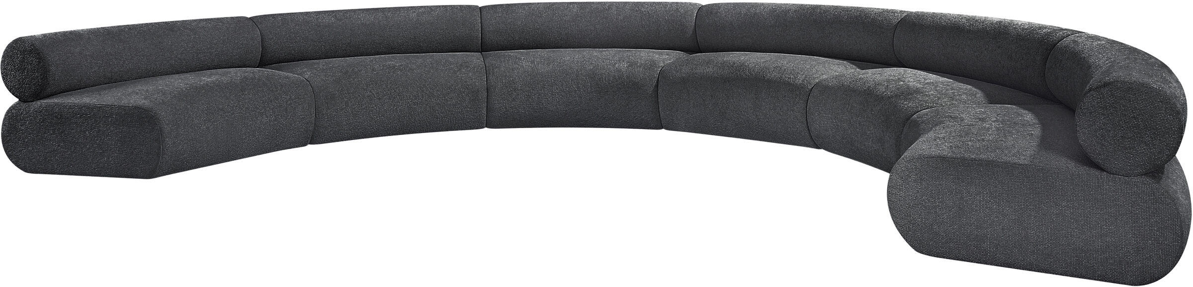 Bale 202-inch Chenille 6-Piece Modular Sectional