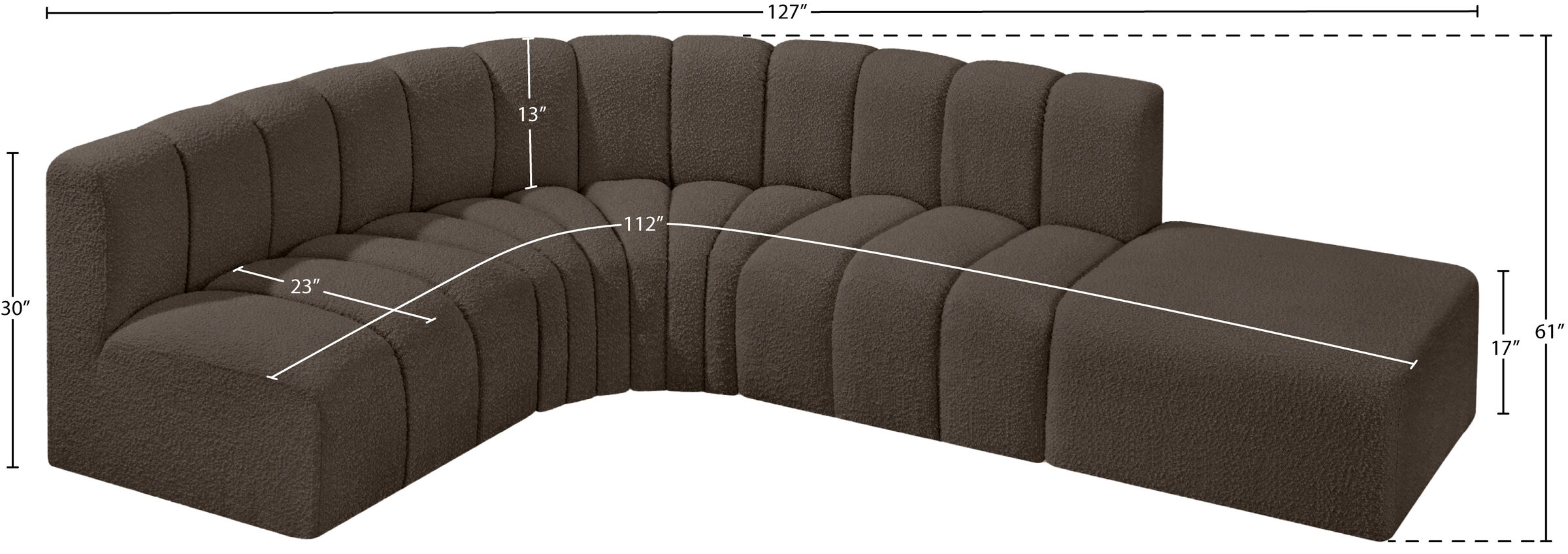 Arc Boucle Sectional