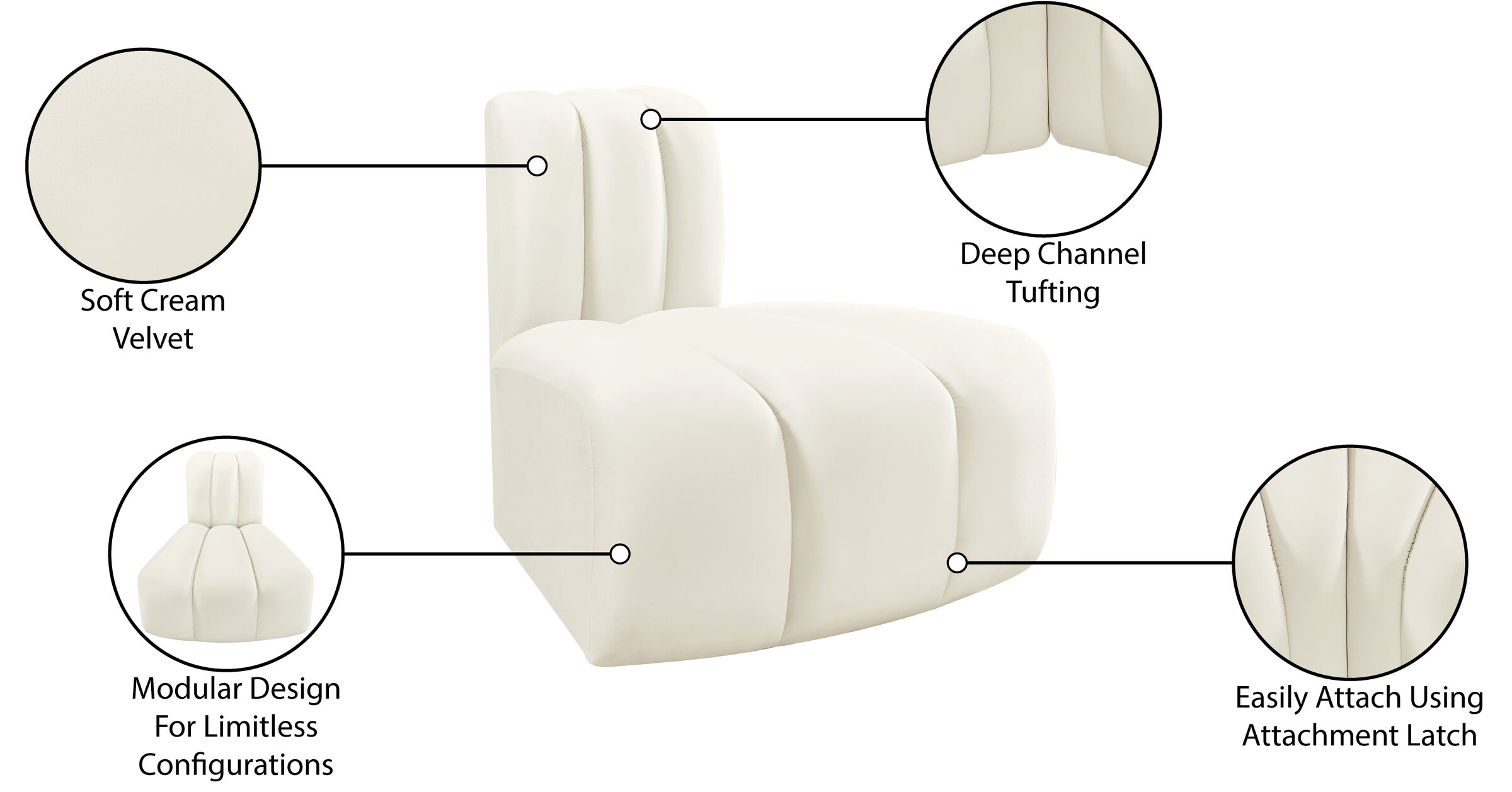 Arc Velvet Chair